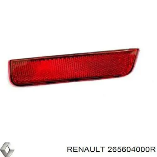 Катафот (отражатель) заднего бампера RENAULT 265604000R