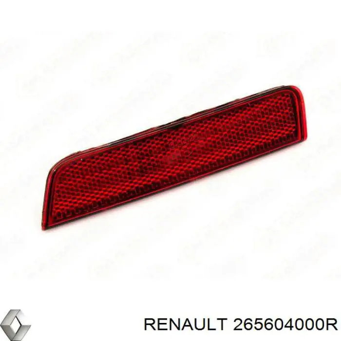Отражатель бампера заднего правый Renault (RVI) 265604000R цена, от 6.24 USD