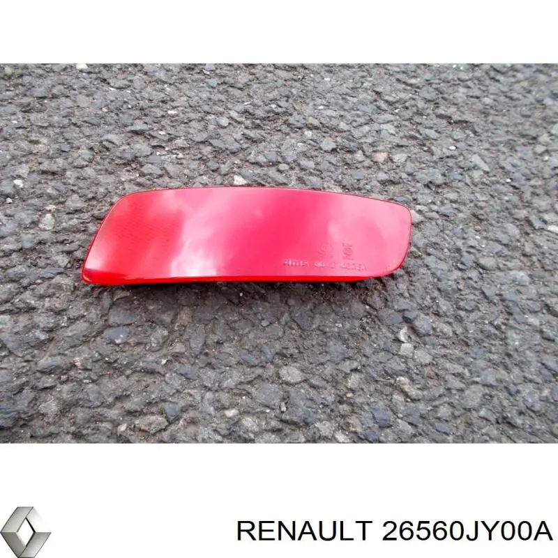 26560JY00A Renault (RVI) катафот (отражатель заднего бампера правый)