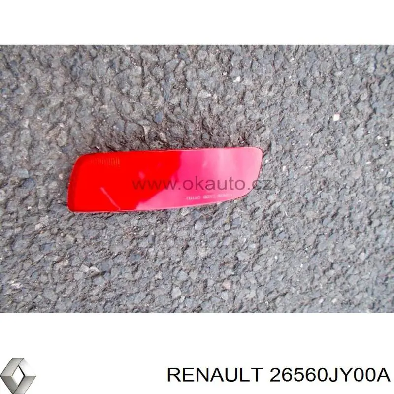 Отражатель бампера заднего правый Renault (RVI) 26560JY00A цена, от 23.79 USD