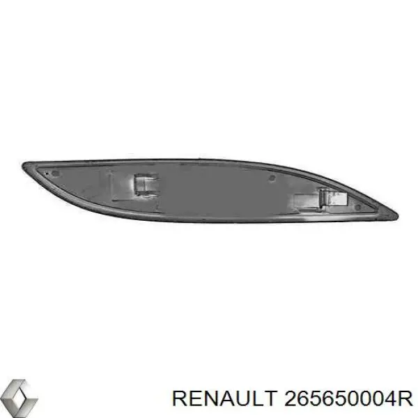 Левый отражатель заднего бампера 265650004R Renault (RVI)