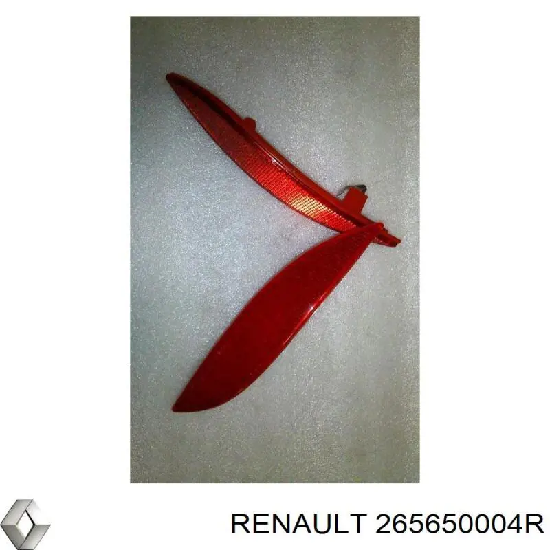Левый отражатель бампера Renault (RVI) 265650004R