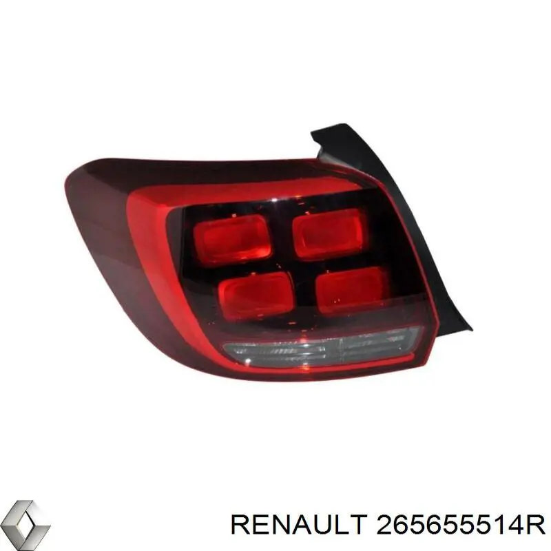 Левый отражатель заднего бампера Renault (RVI) 265655514R цена, от 17.52 USD