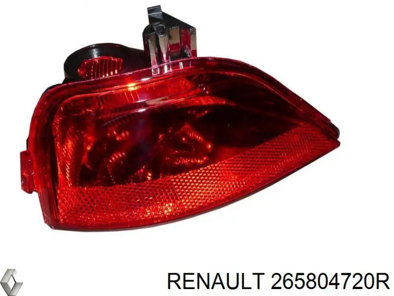 265806717R Renault (RVI) lanterna de nevoeiro traseira direita