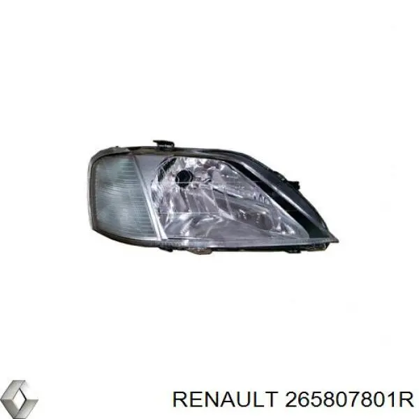 265807801R Renault (RVI) lanterna de nevoeiro traseira direita