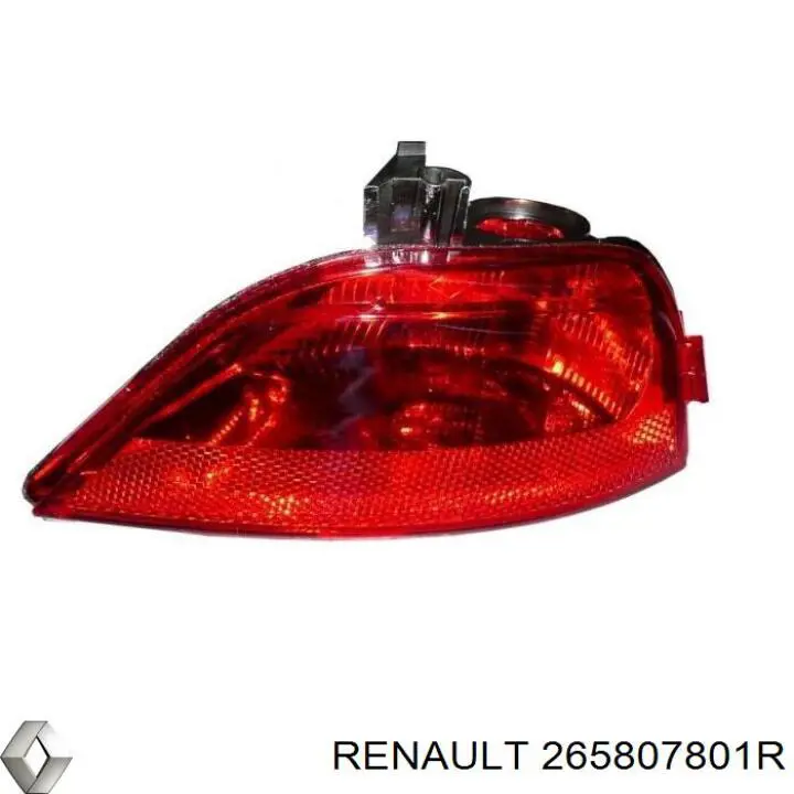 Фара противотуманная задняя, правая Renault (RVI) 265807801R цена, от 62.75 USD