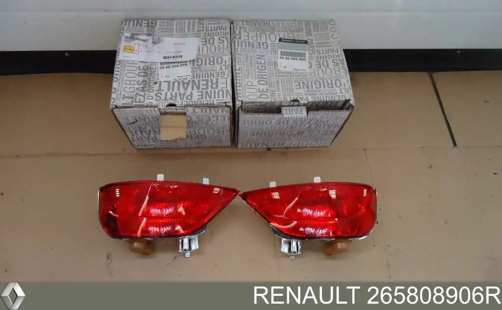 Фара противотуманная задняя, правая Renault (RVI) 265808906R цена, от 78.82 USD