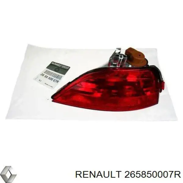 Купить 265850007R Renault (RVI) Фонарь противотуманный задний левый