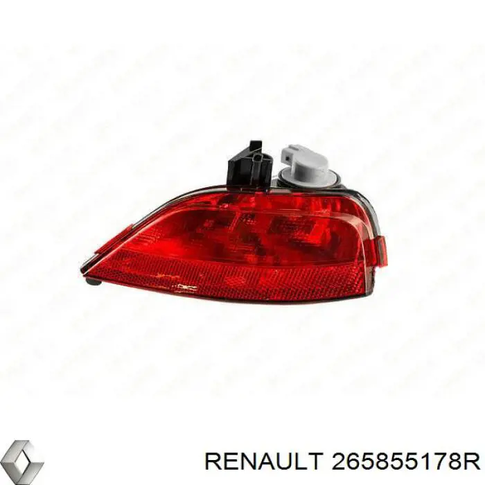 Фара противотуманная задняя, левая Renault (RVI) 265855178R цена, от 74.24 USD