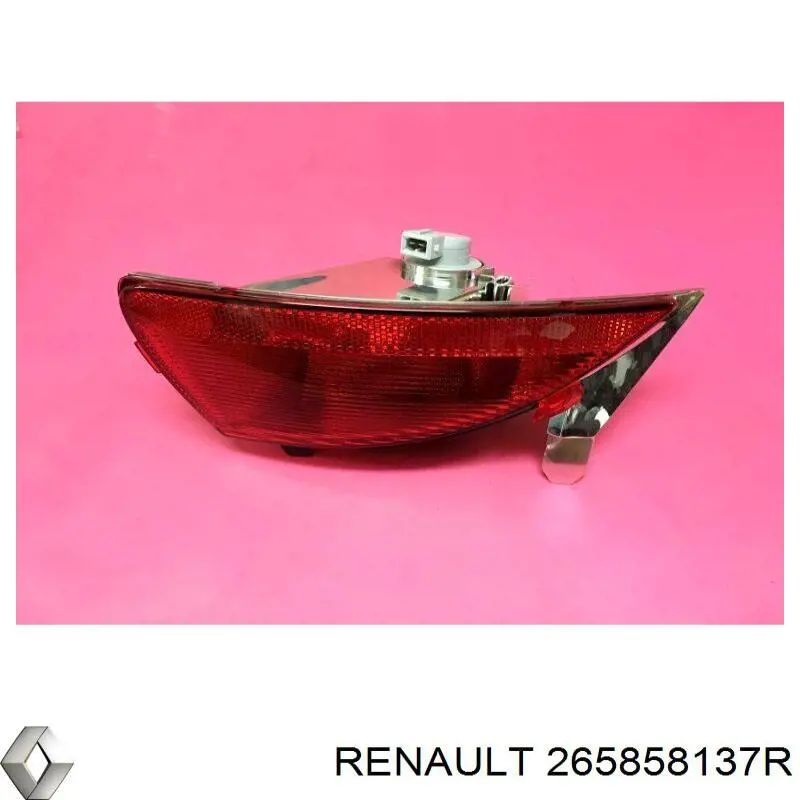 Фонарь заднего бампера левый Renault (RVI) 265858137R цена, от 32.59 USD