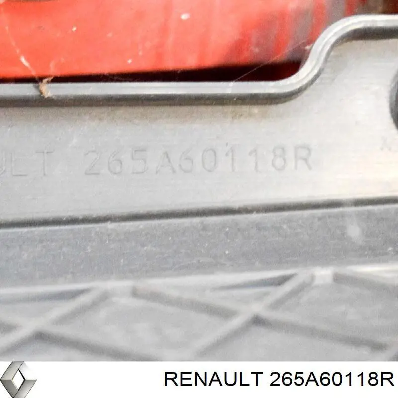 Placa sobreposta debaixo de lanterna traseira esquerda para Renault Trafic (FL)