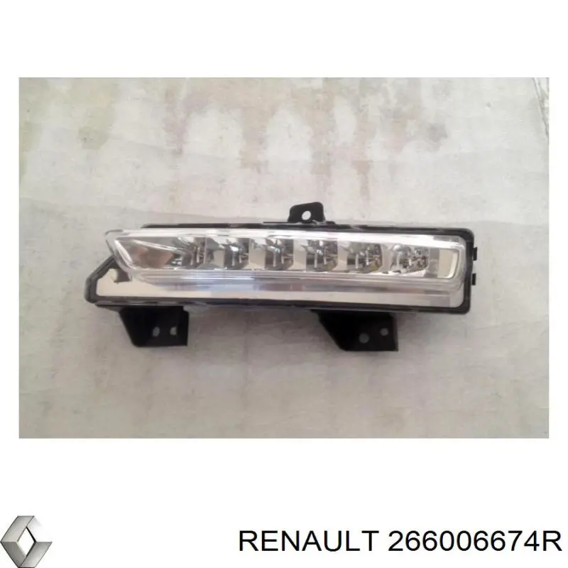 Фара дневного света правая 266006674R Renault (RVI)