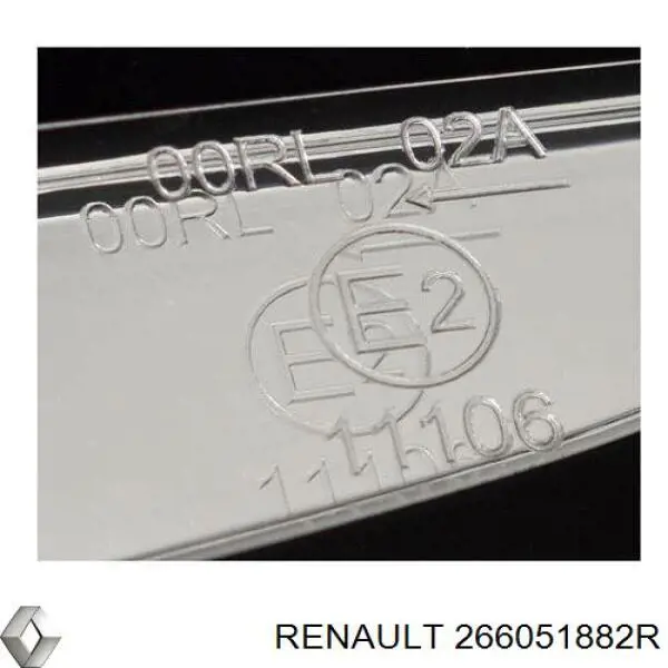 Фара дневного света левая 266051882R Renault (RVI)