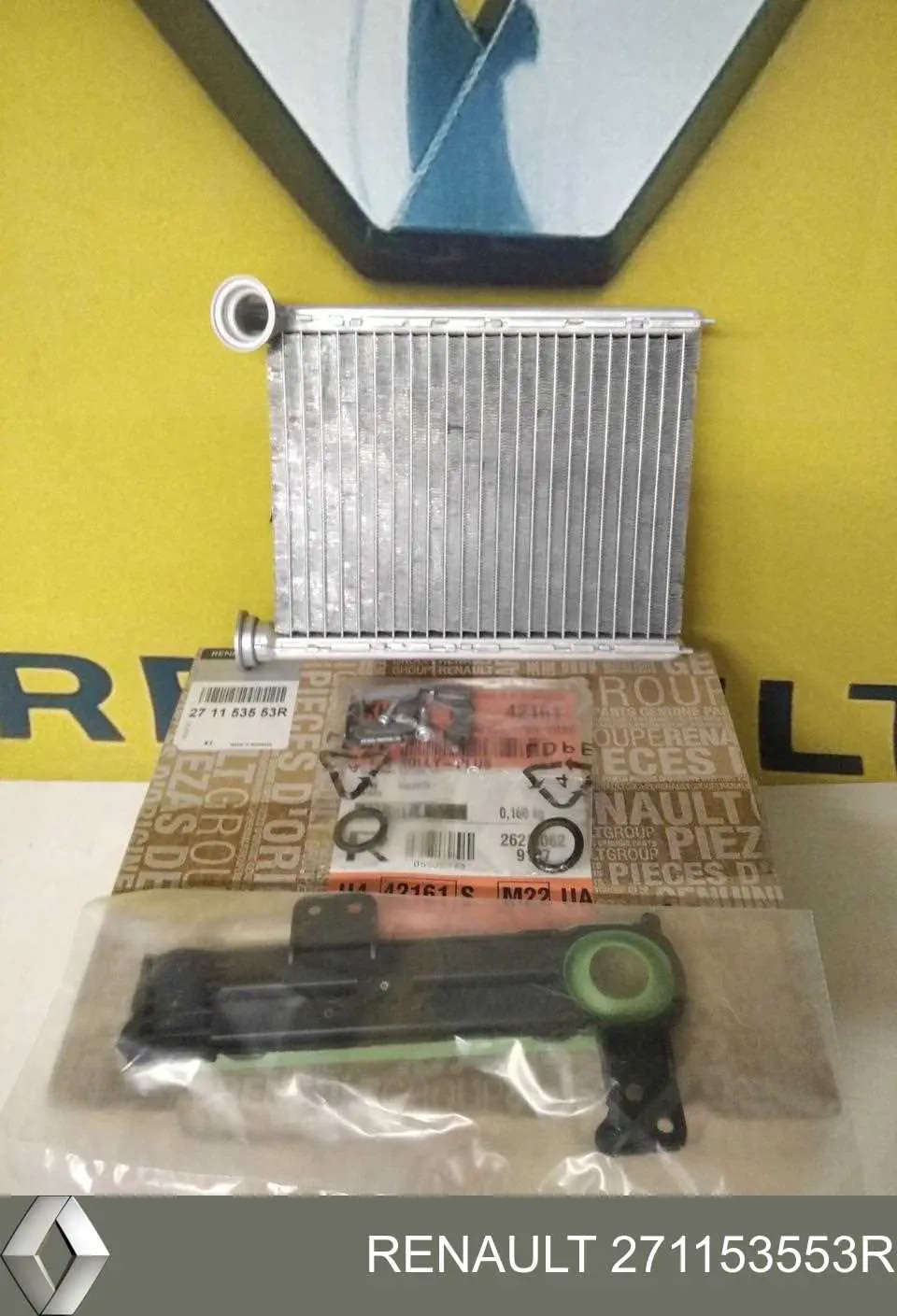 Радиатор печки (отопителя) Renault (RVI) 271153553R цена, от 42.74 USD