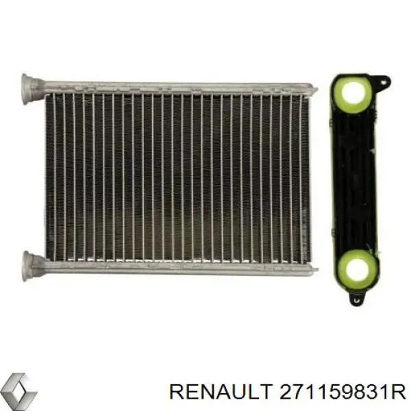 271159831R Renault (RVI) radiador de forno (de aquecedor)