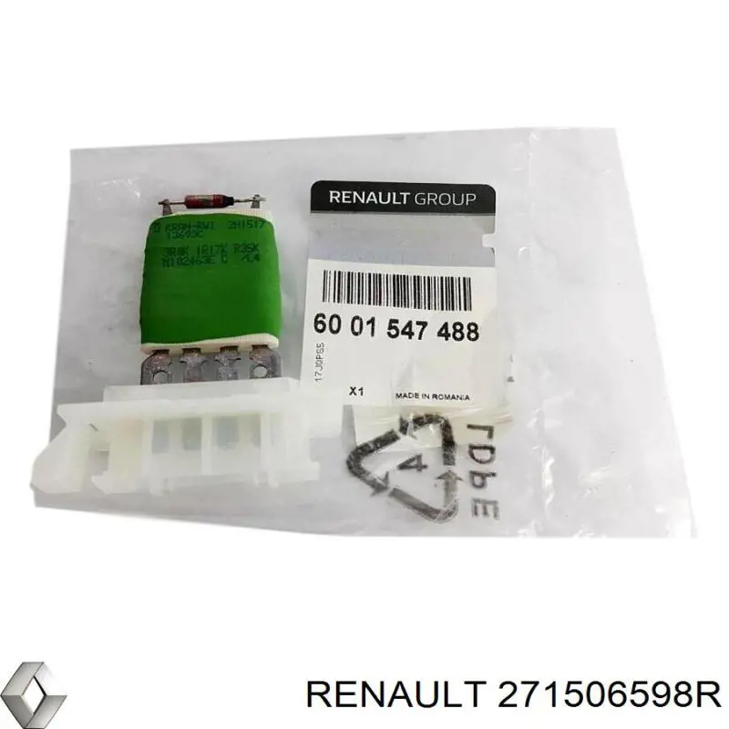 Резистор печки 271506598R Renault (RVI)