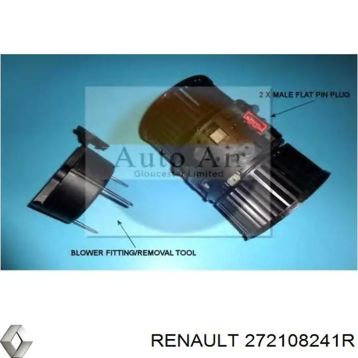 Вентилятор печки 272108241R Renault (RVI)
