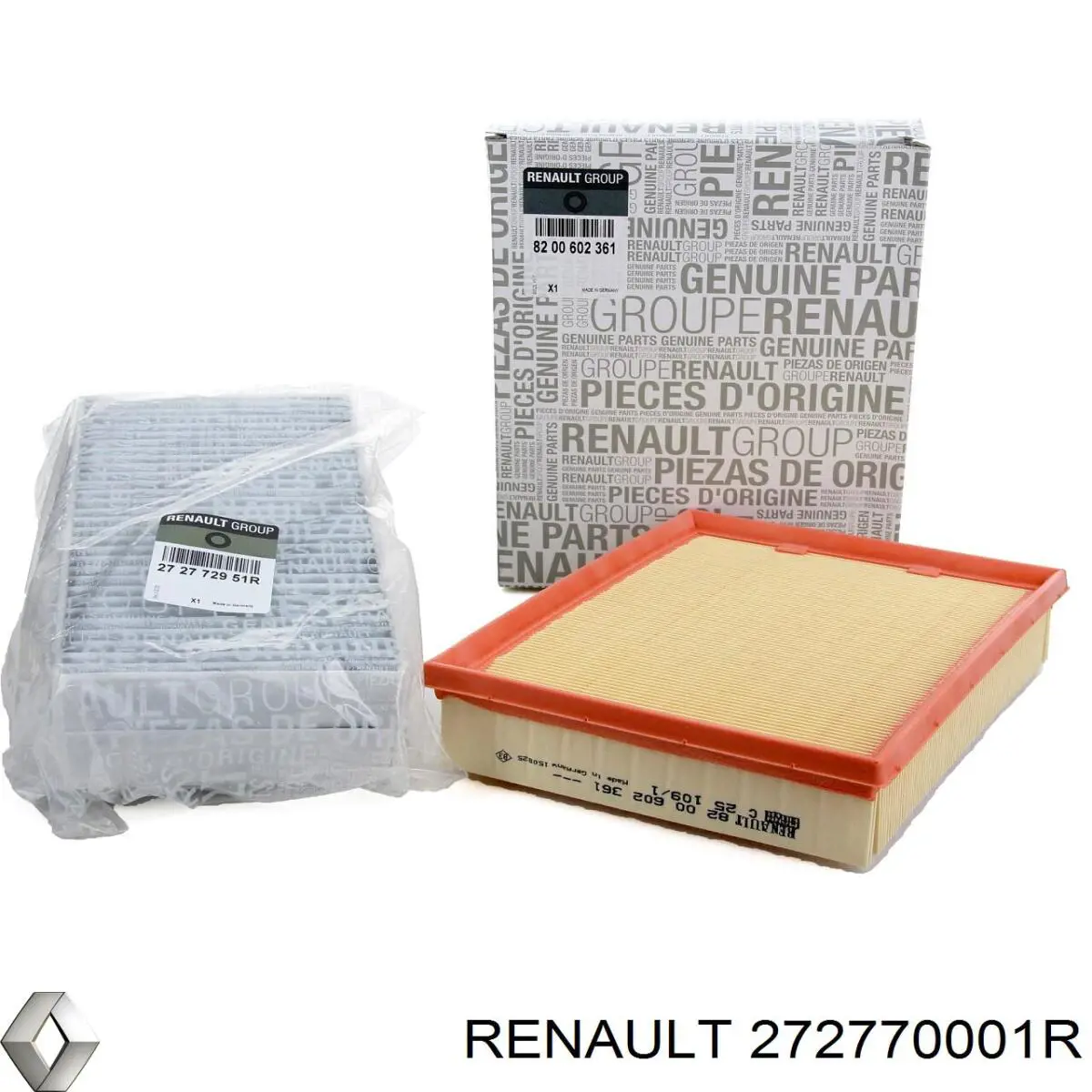 272770001R Renault (RVI) фильтр салона