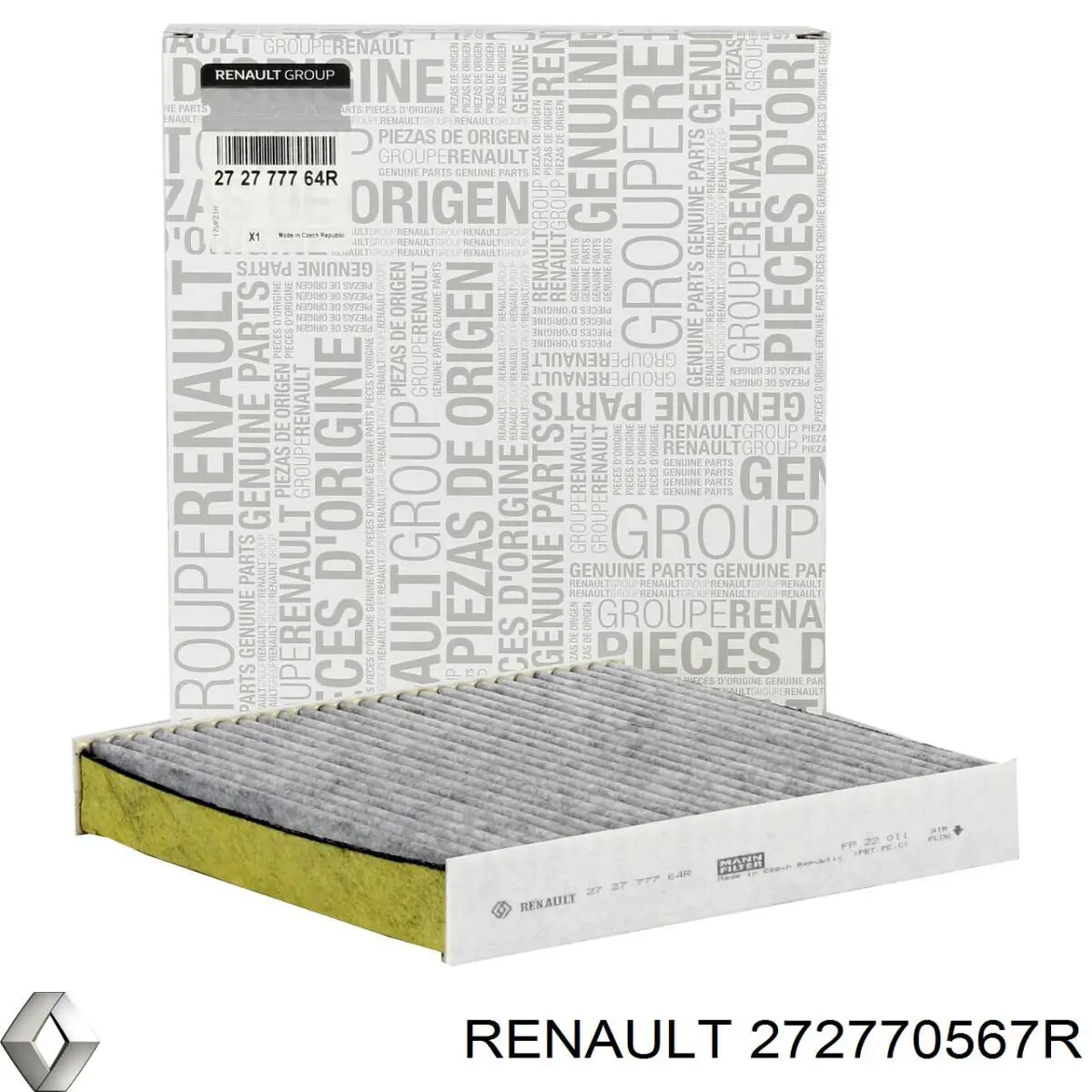 Фильтр салона 272770567R Renault (RVI)