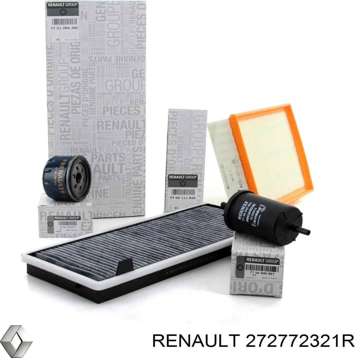 Filtro de habitáculo 272772321R Renault (RVI)