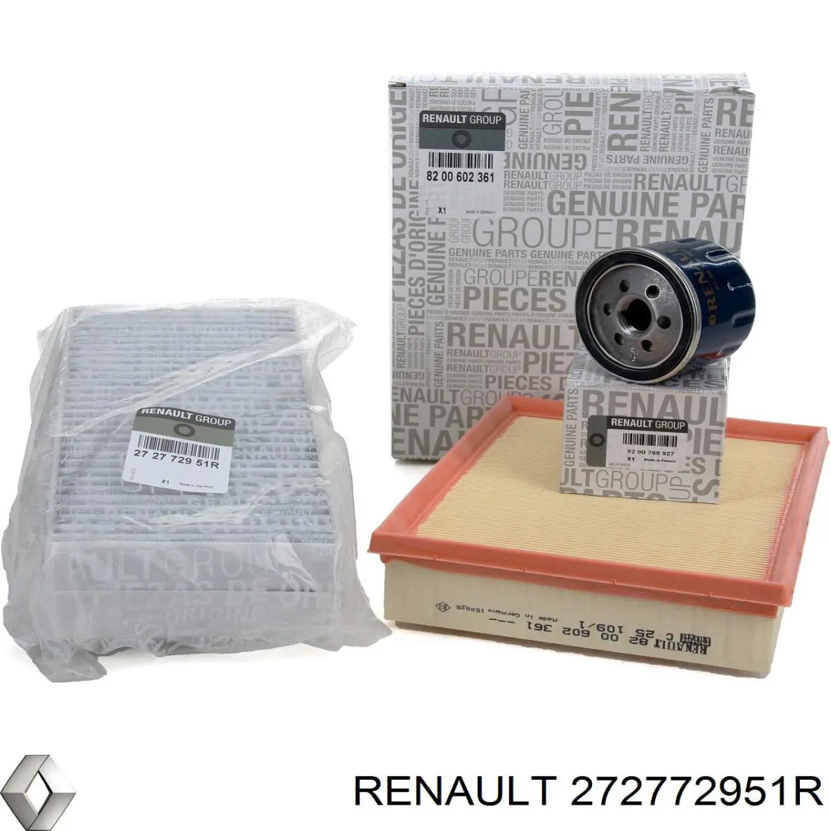 Воздушный фильтр салона Renault (RVI) 272772951R