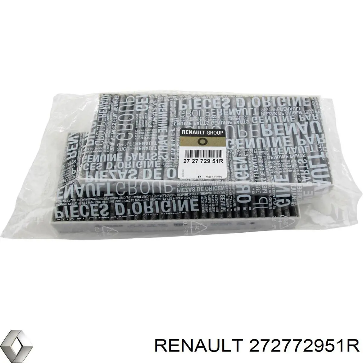 Фильтр салона 272772951R Renault (RVI)