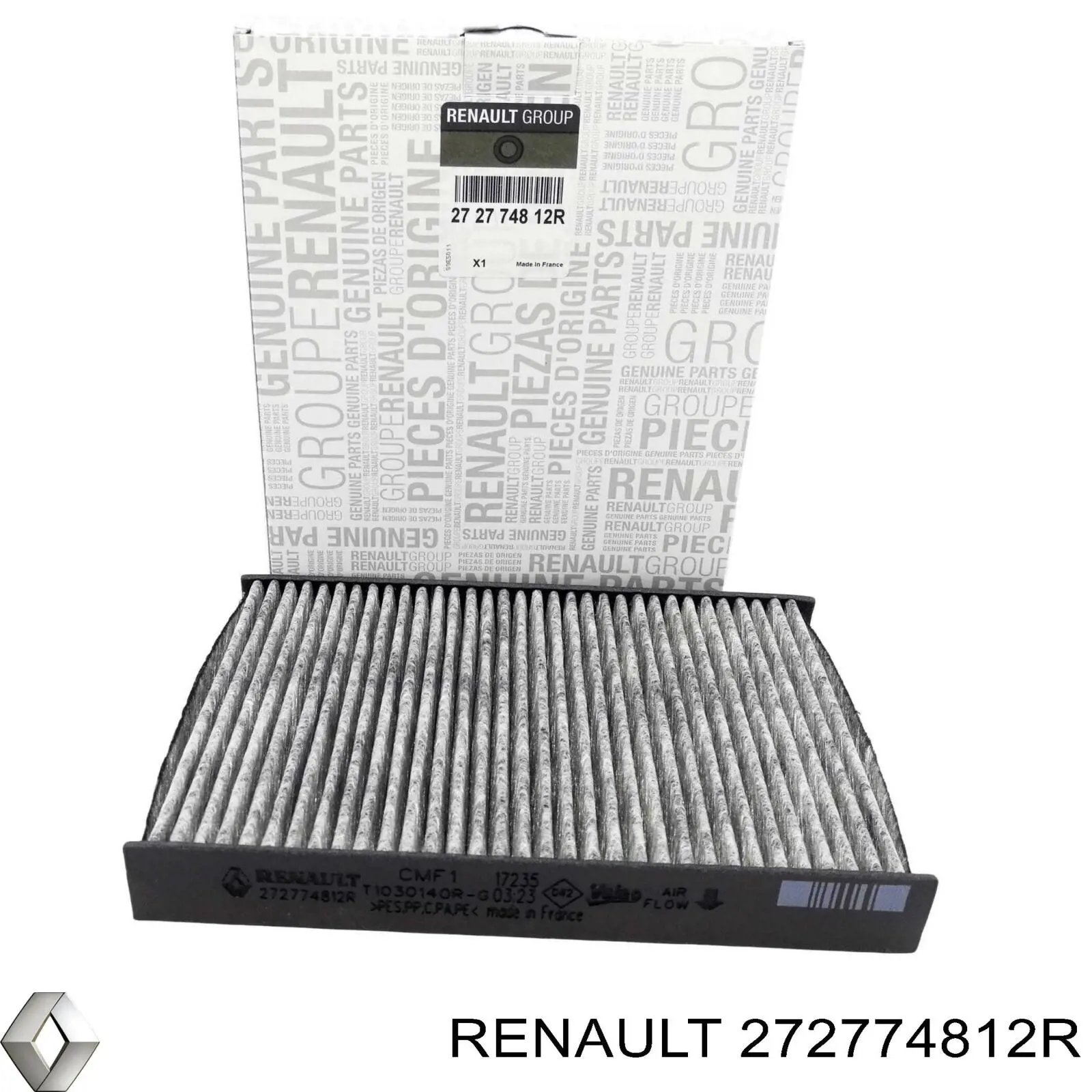 Купить 272774812R Renault (RVI) Фильтр салона угольный
