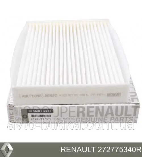 Фильтр воздушный отопителя Renault (RVI) 272775340R цена, от 5.64 USD