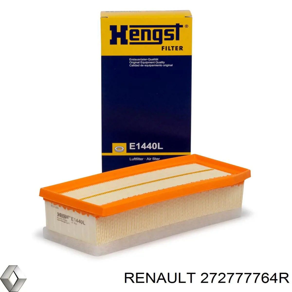 Filtro de habitáculo 272777764R Renault (RVI)