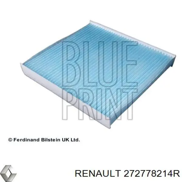 Купить 272778214R Renault (RVI) Фильтр салона угольный