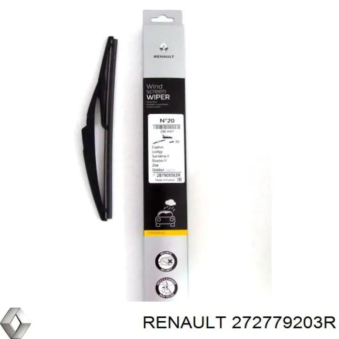 Фильтр воздушный отопителя Renault (RVI) 272779203R цена, от 13.05 USD