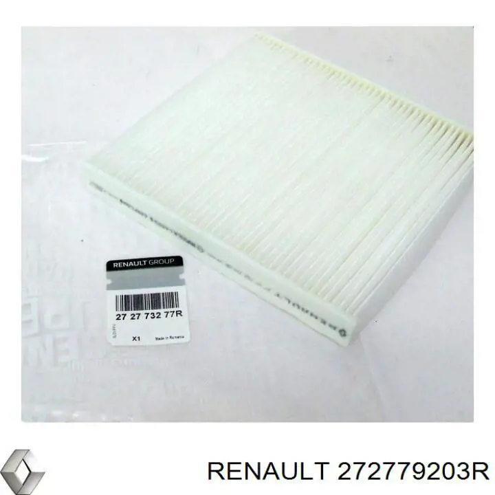 Filtro de habitáculo 272779203R Renault (RVI)