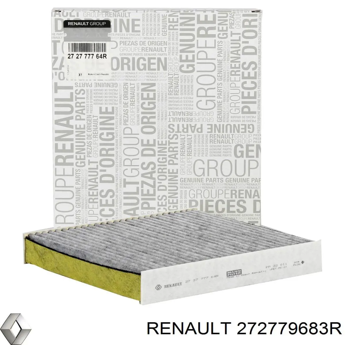 Воздушный фильтр салона Renault (RVI) 272779683R