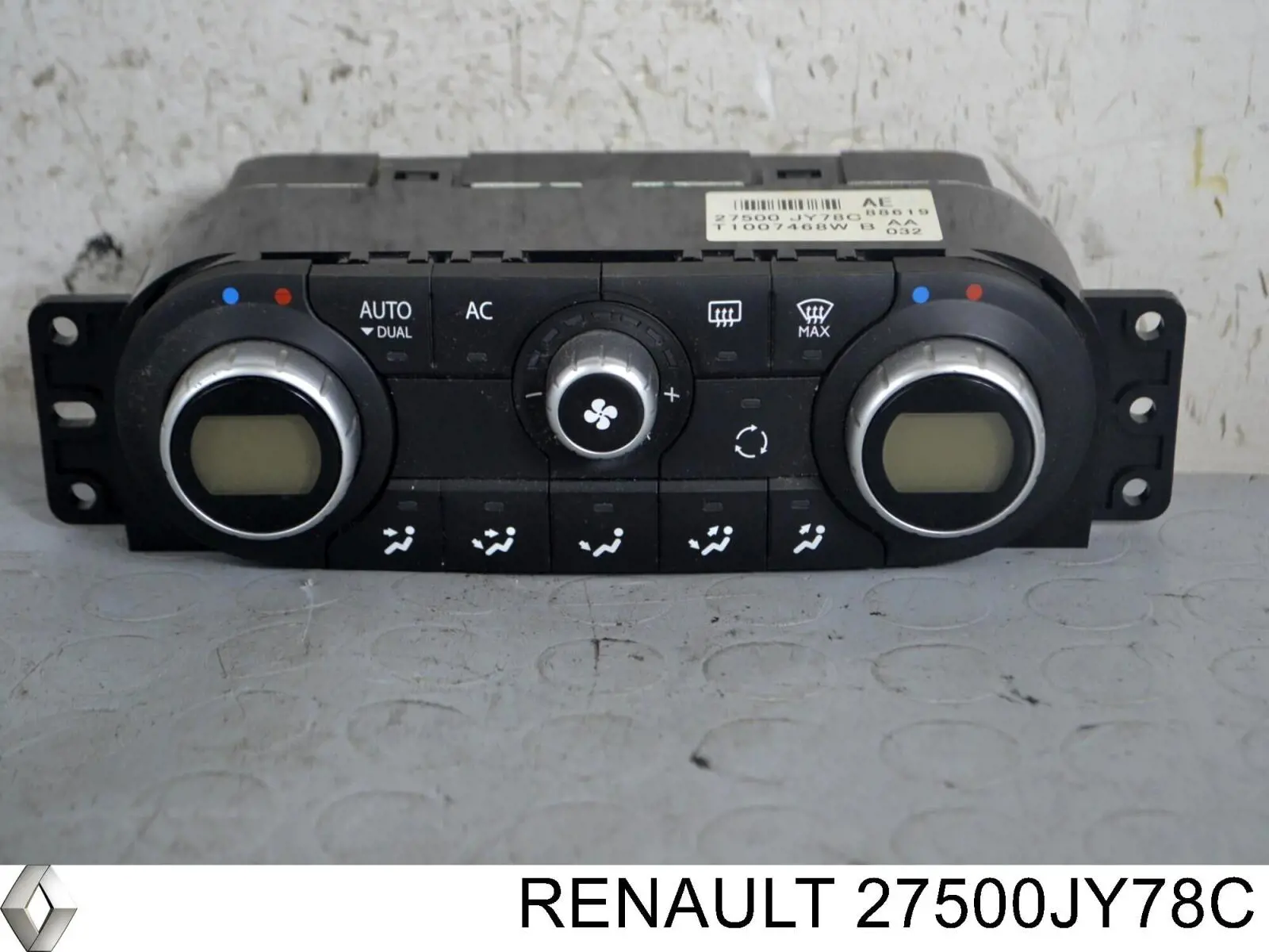 Купить 27500JY78C Renault (RVI) Блок управления печкой