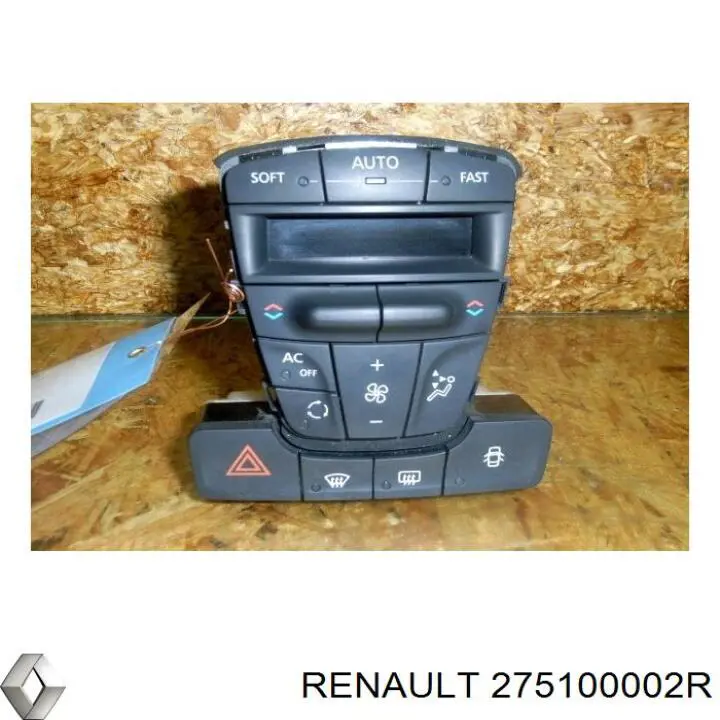Блок управления режимами отопления/кондиционирования на Renault Laguna III 