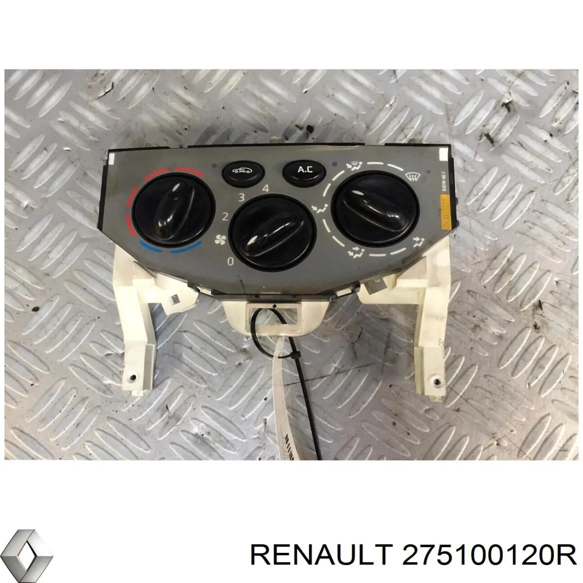 Блок управления режимами отопления/кондиционирования на Renault Trafic II 