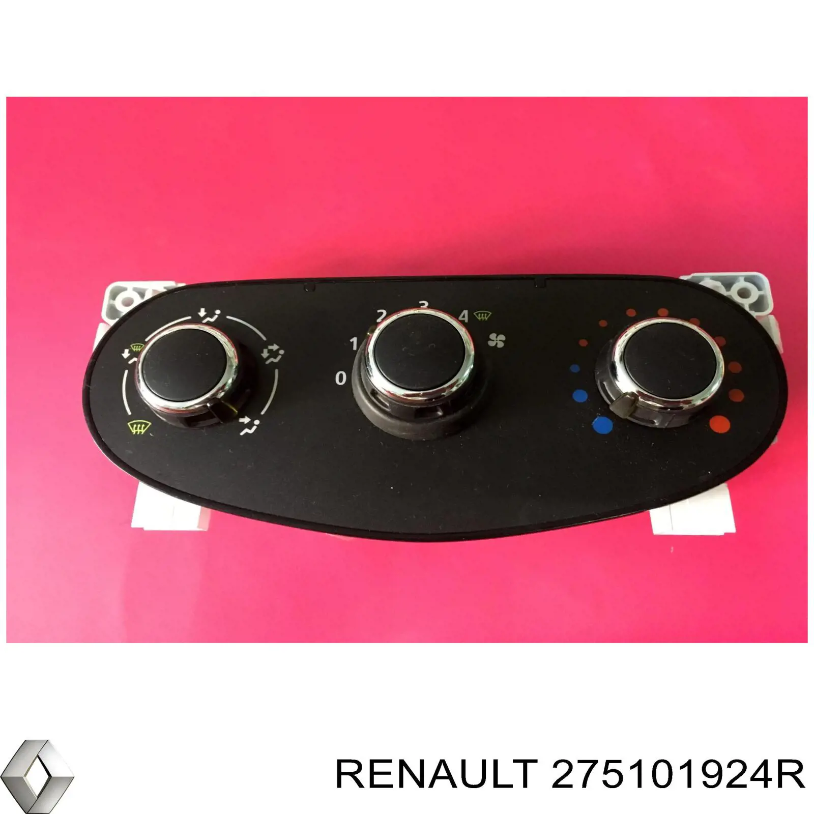 275101924R Renault (RVI) unidade de controlo dos modos de aquecimento/condicionamento