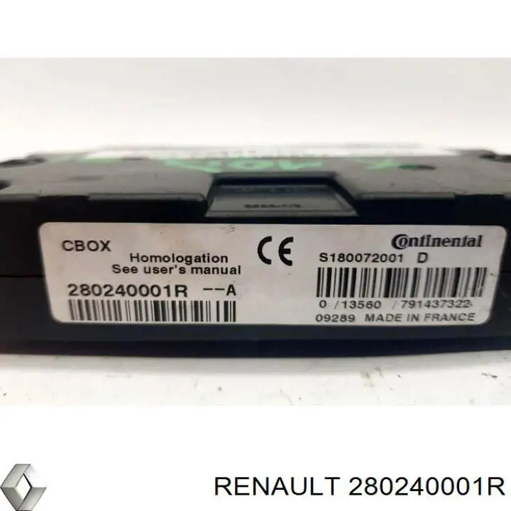 Купить 280240001R Renault (RVI) Блок управления мультимедийный
