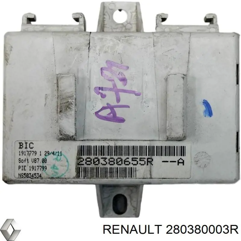 283466187R Renault (RVI) блок управления навигацией