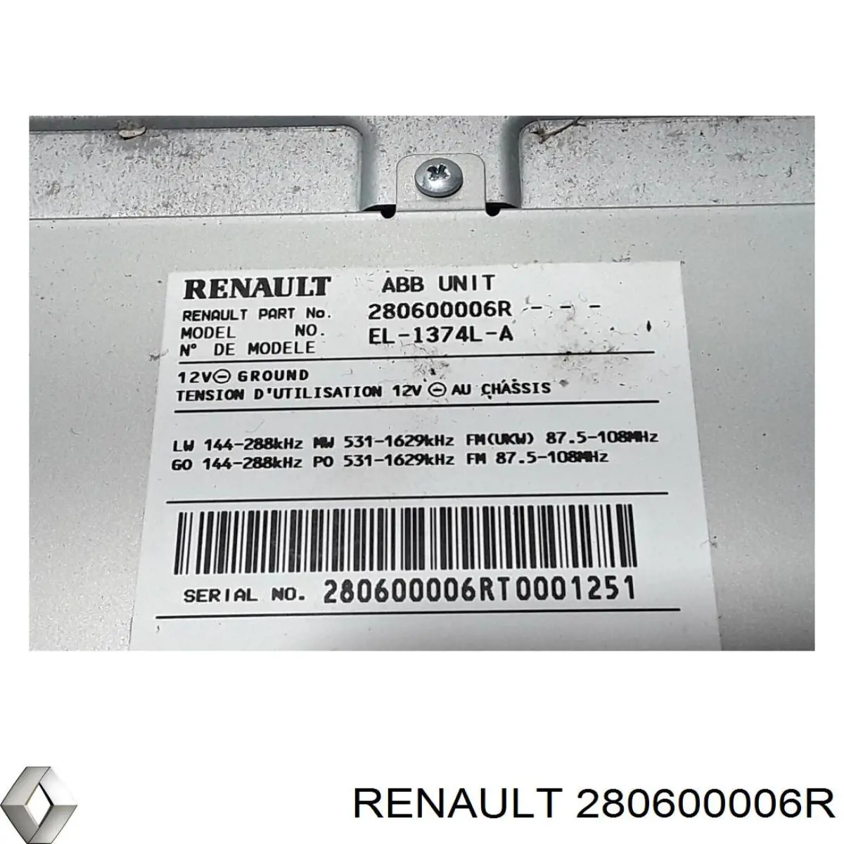 Купить 280600006R Renault (RVI) 