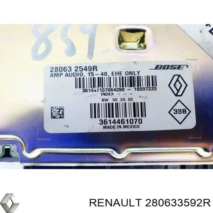  Renault (RVI) 280633592R цена, от 126.69 USD