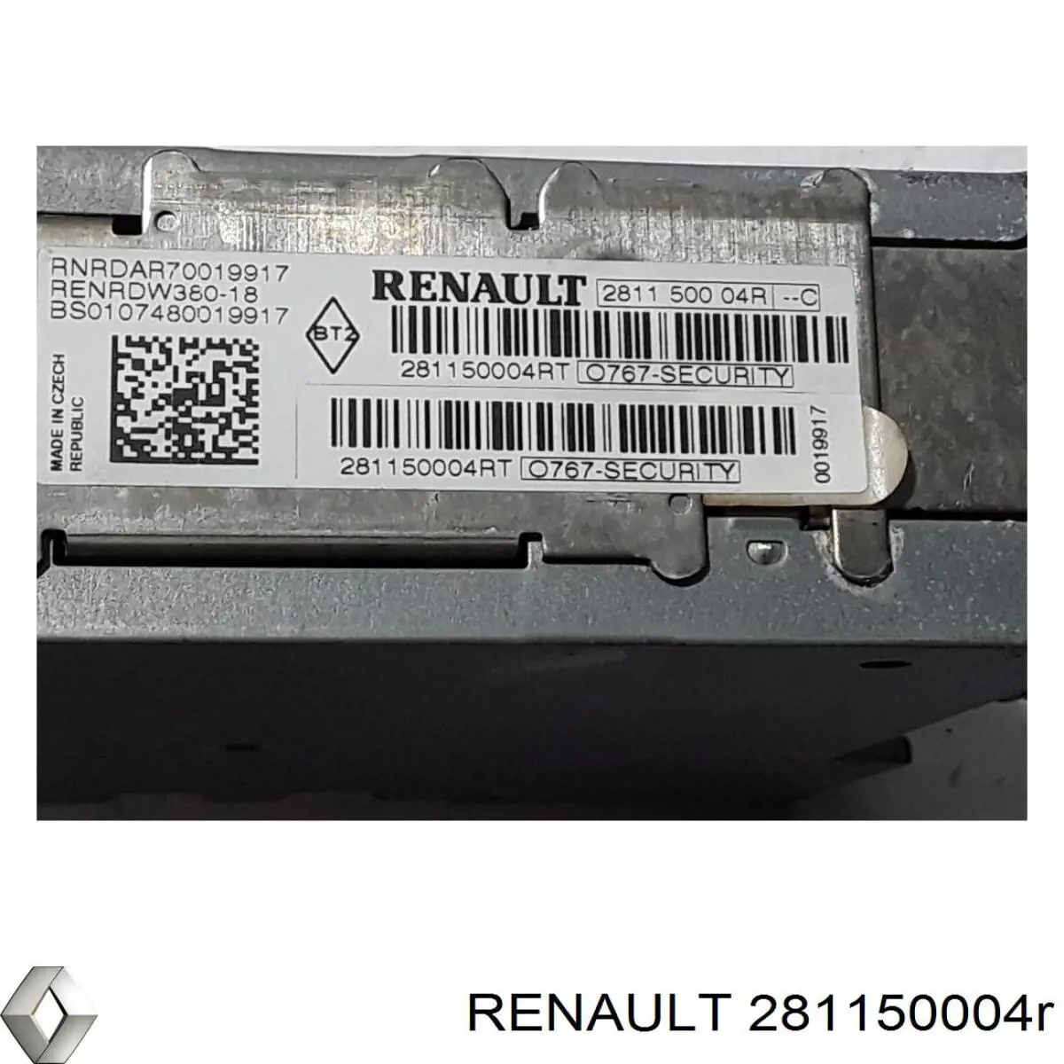 Радиоприемник на Renault Laguna III KT0, KT1