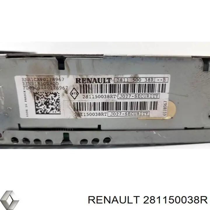 Купить 281153881R Renault (RVI) Заводская магнитола