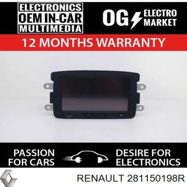 Магнитола (радио AM/FM) Renault (RVI) 281150198R цена, от 126.69 USD