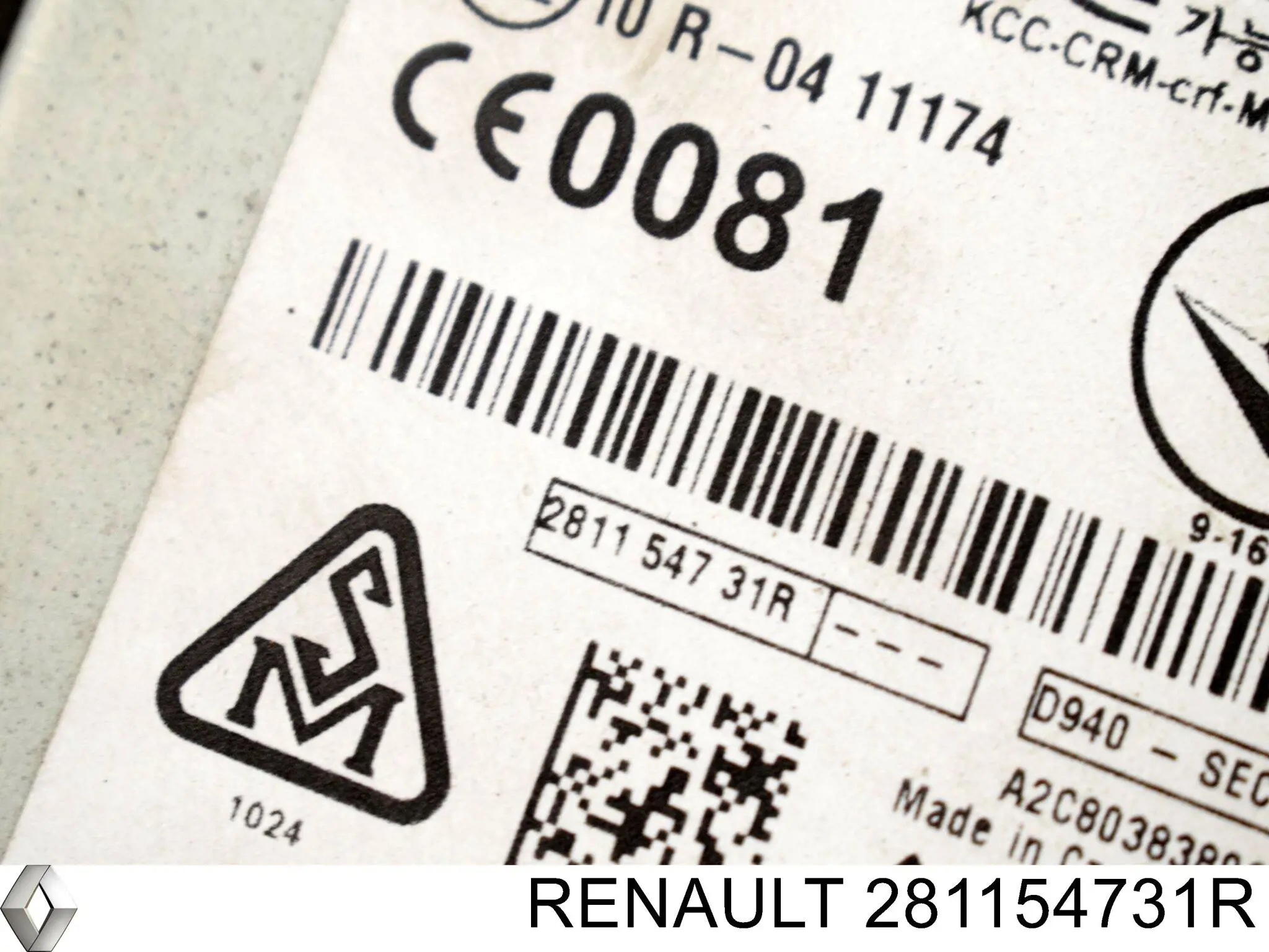 Магнитола 281156989R Renault (RVI)