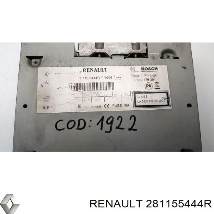 281155444R Renault (RVI) Радиоприемник