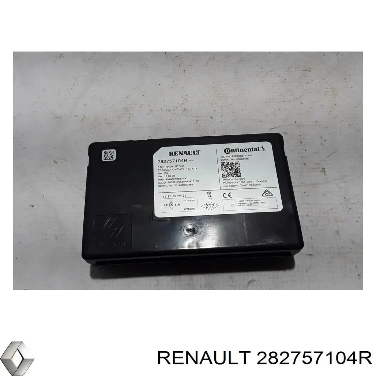 282757104R Renault (RVI) Блок управления навигацией