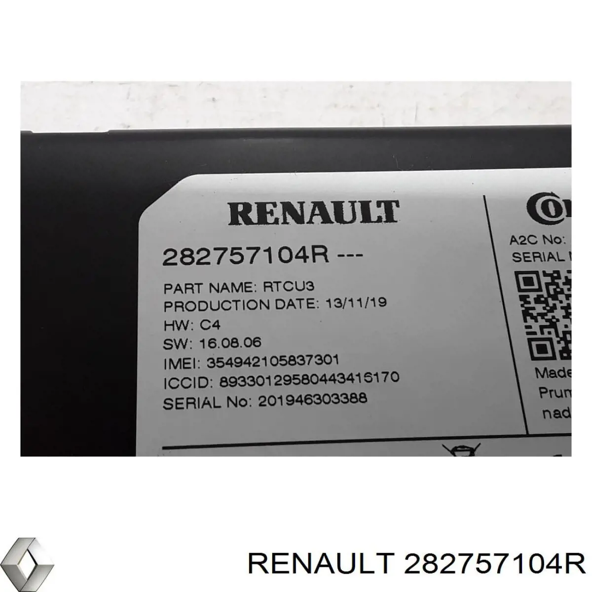 Купить 282757104R Renault (RVI) Блок управления навигацией