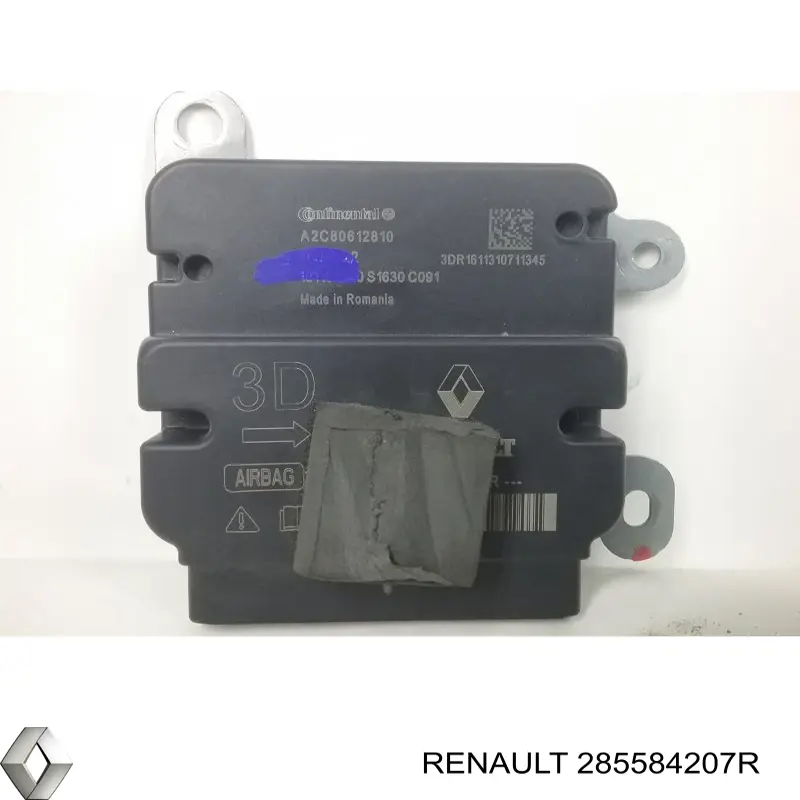 Модуль-процессор управления подушкой безопасности (ЭБУ AIRBAG) Renault (RVI) 285584207R цена, от 57.01 USD