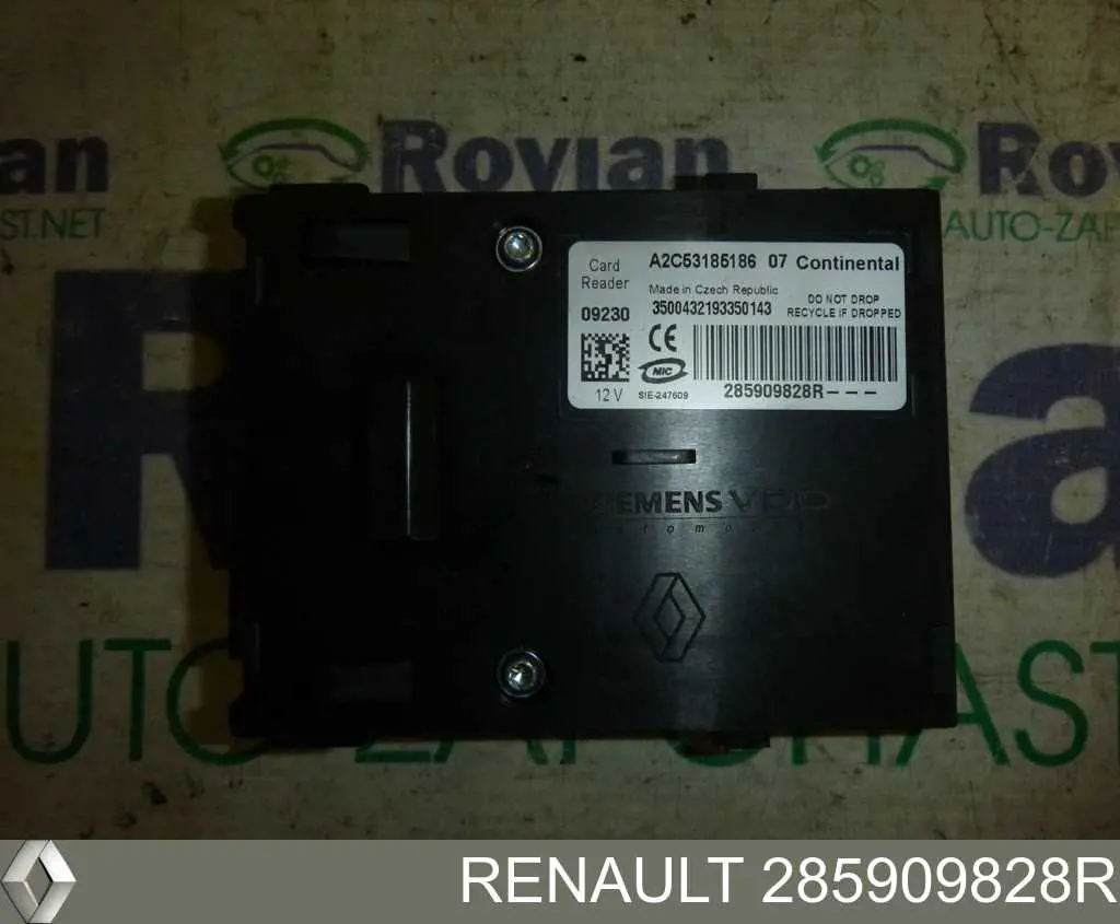 Fecho de ignição para Renault Megane III KZ0, KZ1